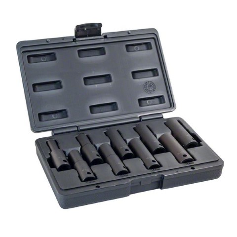 BOSCH DEEP WELL IMPACT SOCKET SET BLOW-MOULD CASE 9 PC 